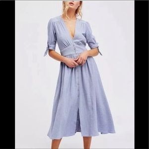NWT Free People Love Of My Life Midi Dress